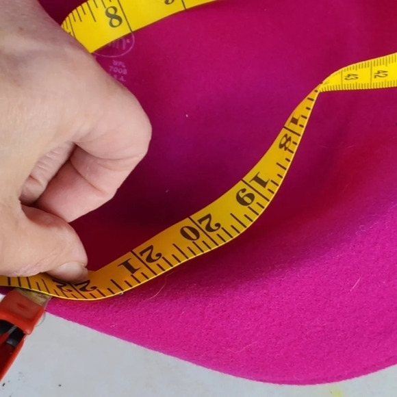 Vintage Pink Wool hat‎ - Picture 5 of 7